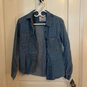 Levi's denim button up shirt
